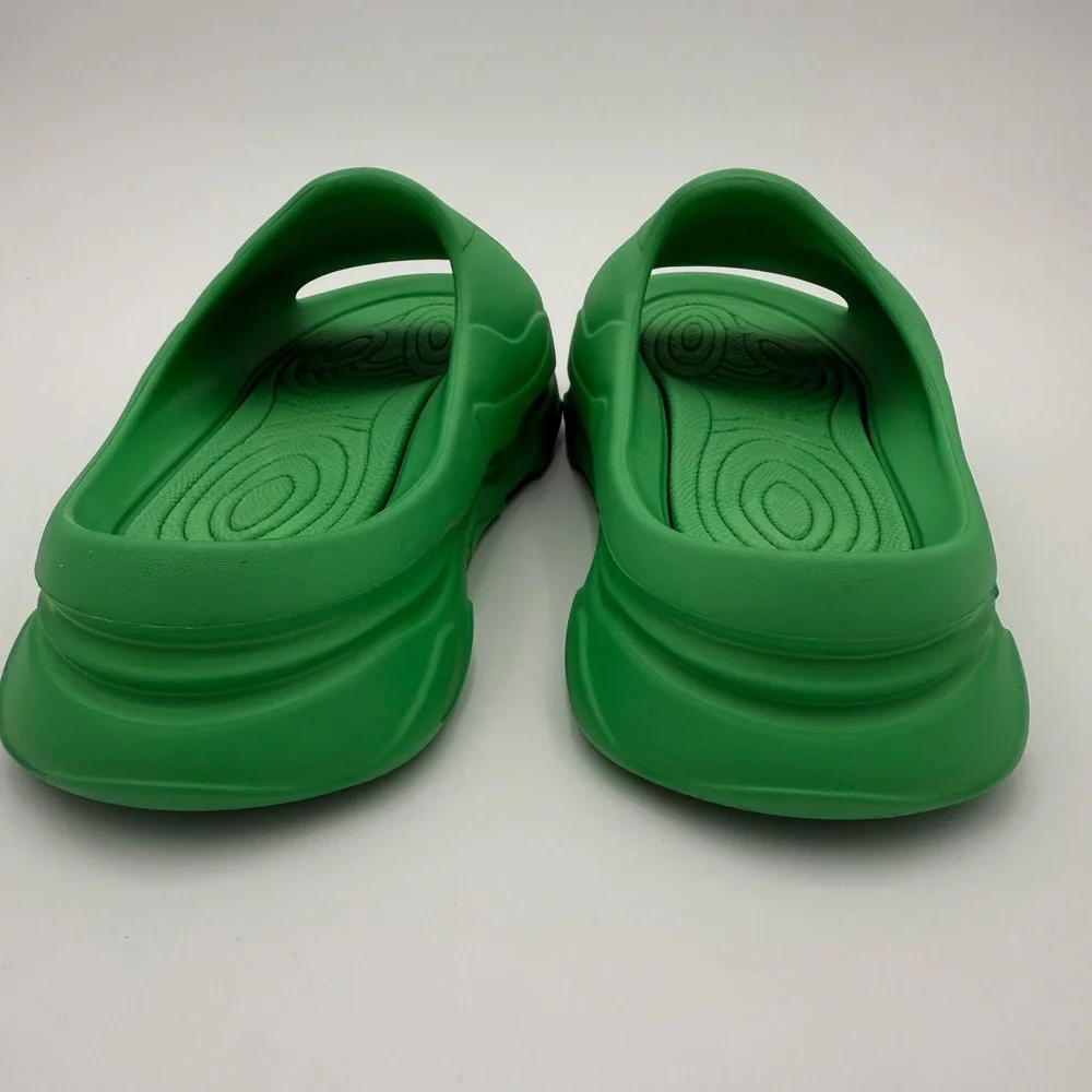 KIY Studios Men's Green Slide Sandals Comfort Cloud Footbed Size 5 NIB